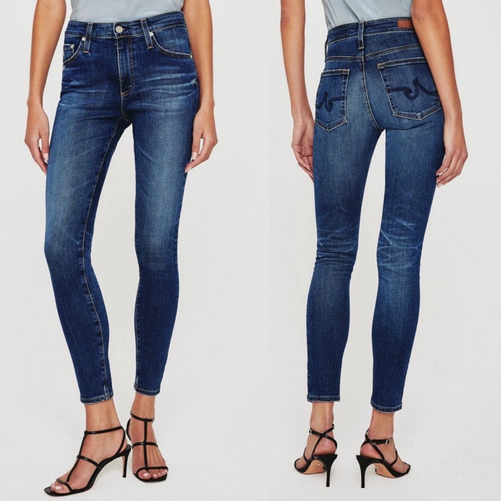 AG Adriano Goldschmeid Dark Wash Skinny Jeans 29